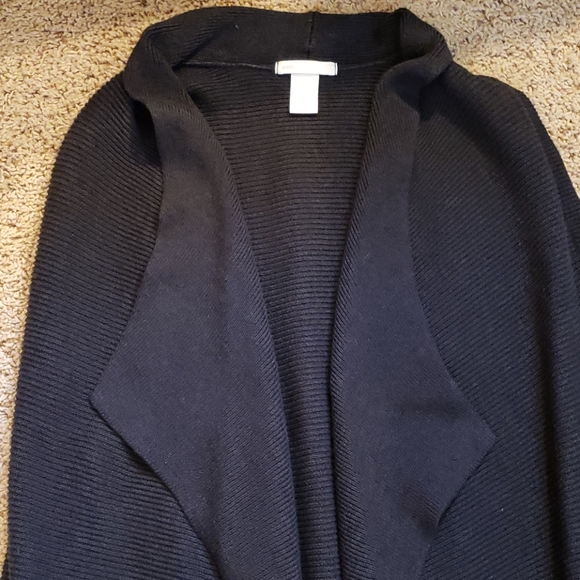 H&M Long Drapey Sleeveless Open Sweater Size XS/S - Picture 5 of 5